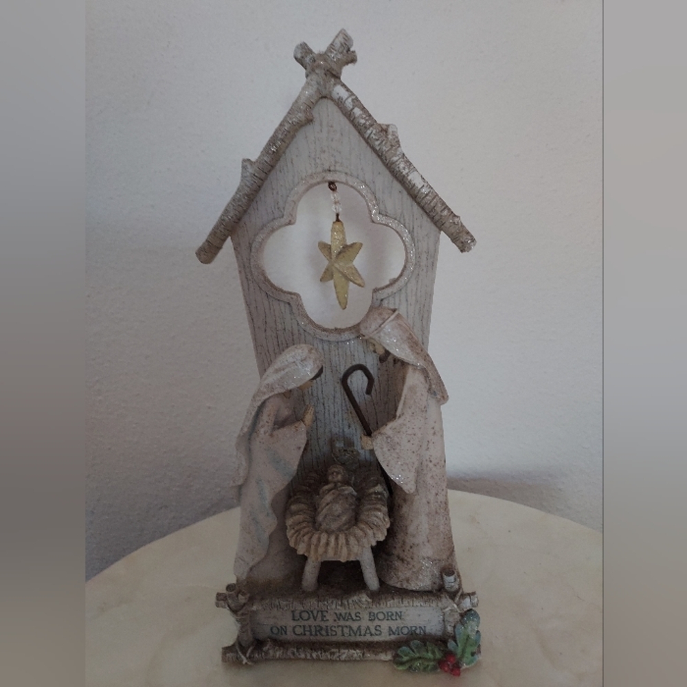 Holy Family Nativity Figurine Grasslands Road Christmas Pre-owned Hard to Find